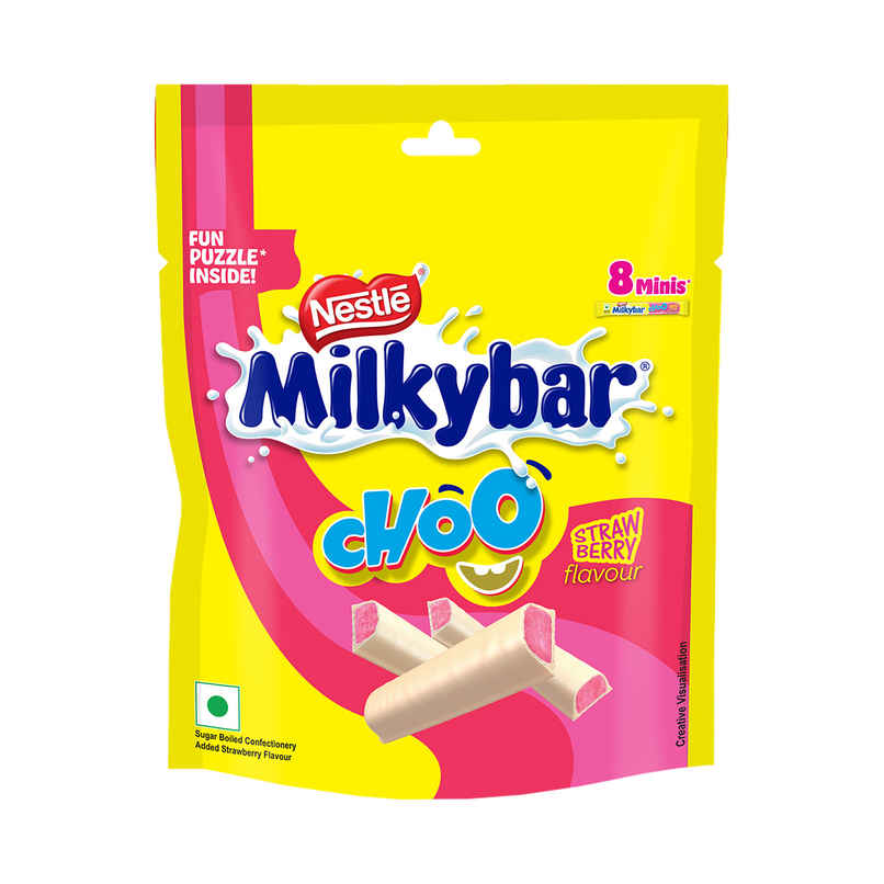 Nestle Milkybar Choo Strawberry Sharebag Chocolate
