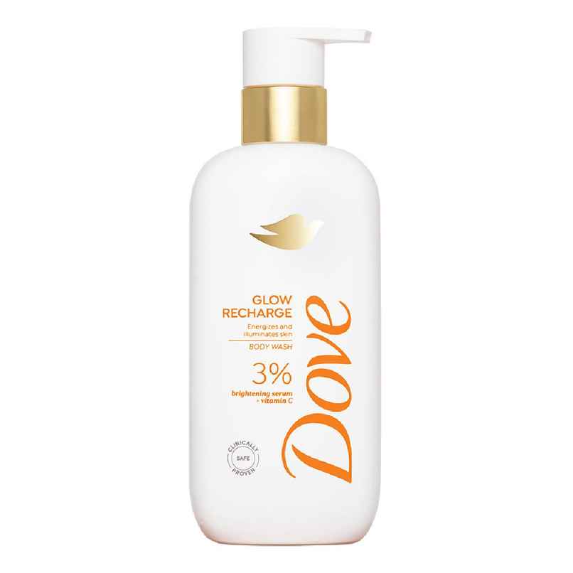 Dove 3% Brightening Serum + Vitamin C Glow Recharge Serum Body Wash Dove 3% Brightening Serum + Vitamin C Glow Recharge Serum Body Wash