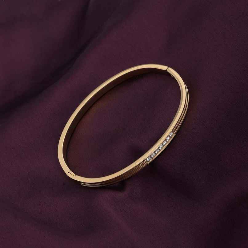Palmonas Diamond Allure Bangle Bracelet For Womens | Waterproof And Anti-Tarnish