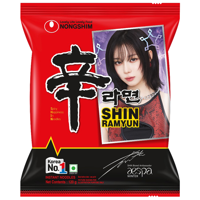 Korean Nongshim Shin Ramyun Noodle Soup Veg