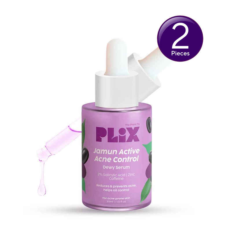 Plix The Plant Fix Jamun 2% Salicylic Acid Exfoliating Face Serum | For Active Acne & Blackheads Combo Plix The Plant Fix Jamun 2% Salicylic Acid Exfoliating Face Serum | For Active Acne & Blackheads Combo