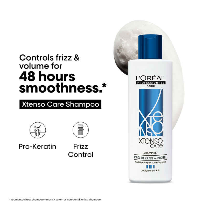 L'Oreal Professionnel Xtenso Care Shampoo For Frizz-Free, Smooth & Manageable Hair