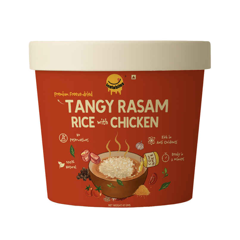 Instabites Tangy Rasam Rice with Chicken Instabites Tangy Rasam Rice with Chicken