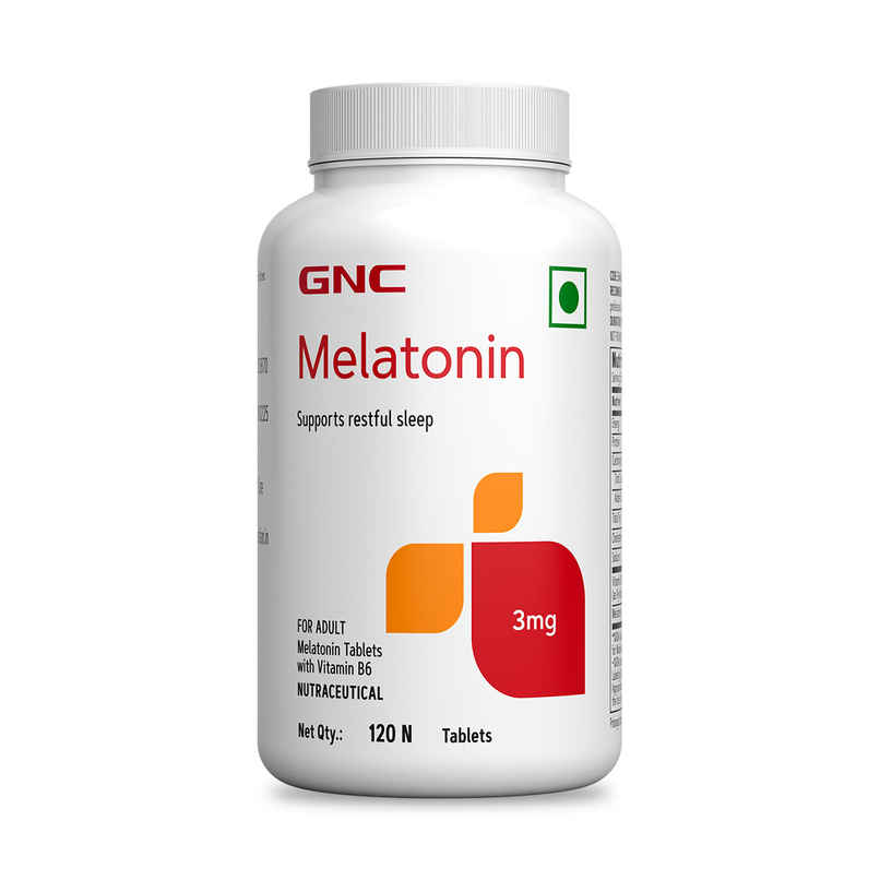 GNC Melatonin Tablets 3 mg Per Serving GNC Melatonin Tablets 3 mg Per Serving