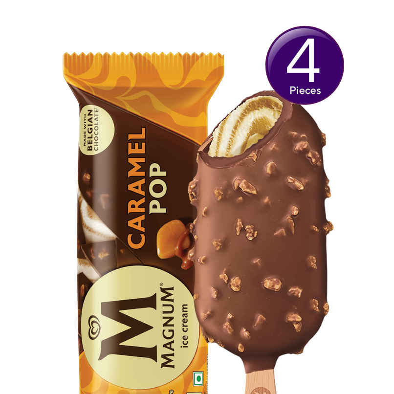 Kwality Wall Magnum Caramel Pop Ice Cream Stick  Combo 