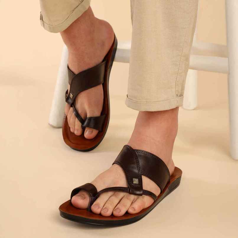 Paragon Men's Brown Pu Sandals PUK2221G UK 10 Paragon Men's Brown Pu Sandals PUK2221G UK 10