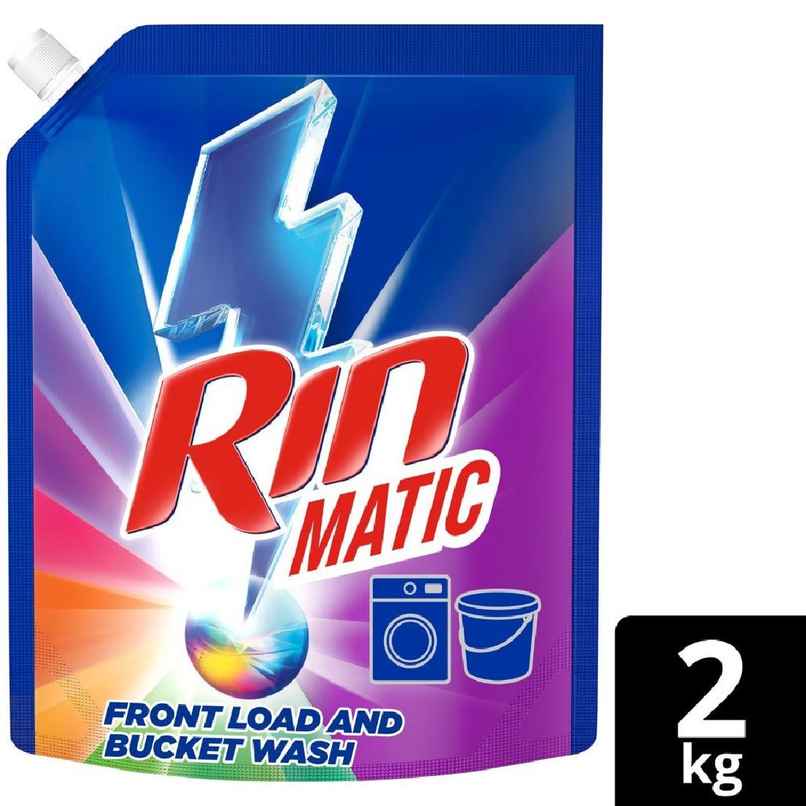 Rin Matic Front Load Detergent Liquid | Pouch Rin Matic Front Load Detergent Liquid | Pouch