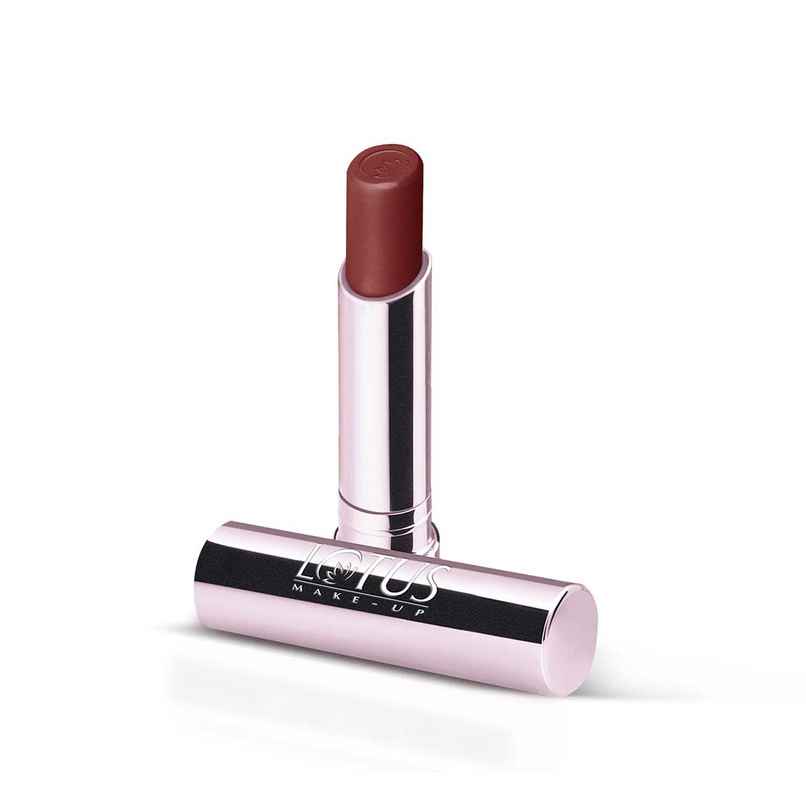 Lotus Make-Up Ecostay Natural Matte Lip Color - Rose NM07 | Long Lasting | Smudge Free