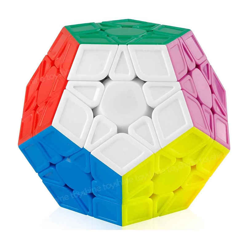 Toyshine Qiyi Megaminx Cube Stickerless 3x3 Pentagonal Dodecahedron Speed Puzzle Toy for Kids Toyshine Qiyi Megaminx Cube Stickerless 3x3 Pentagonal Dodecahedron Speed Puzzle Toy for Kids