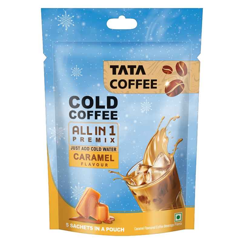 Tata Coffee All-in-1 Caramel Flavour, Cold Coffee Premix