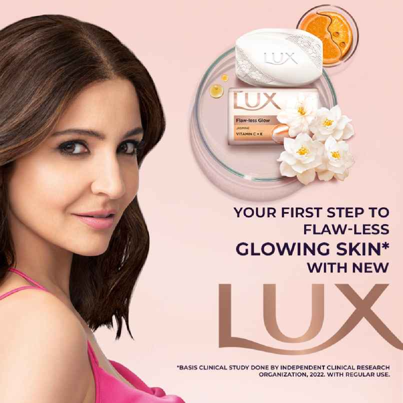 LUX Jasmine Bloom Glowing Bathing Soap Bar with Vitamin C & E For Visibly Glowing Skin LUX Jasmine Bloom Glowing Bathing Soap Bar with Vitamin C & E For Visibly Glowing Skin
