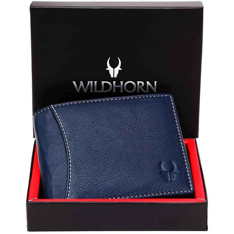 Wildhorn Men's Leather Wallet | Blue Wildhorn Men's Leather Wallet | Blue