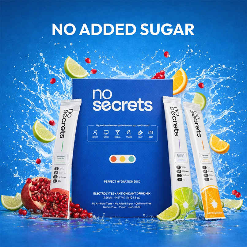 No Secrets Perfect Hydration Duo Electrolytes & Antioxidants Trial Bundle