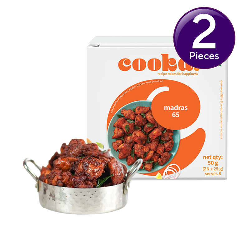 Cookd Madras 65 | Spicy & Crispy Snack Combo Cookd Madras 65 | Spicy & Crispy Snack Combo