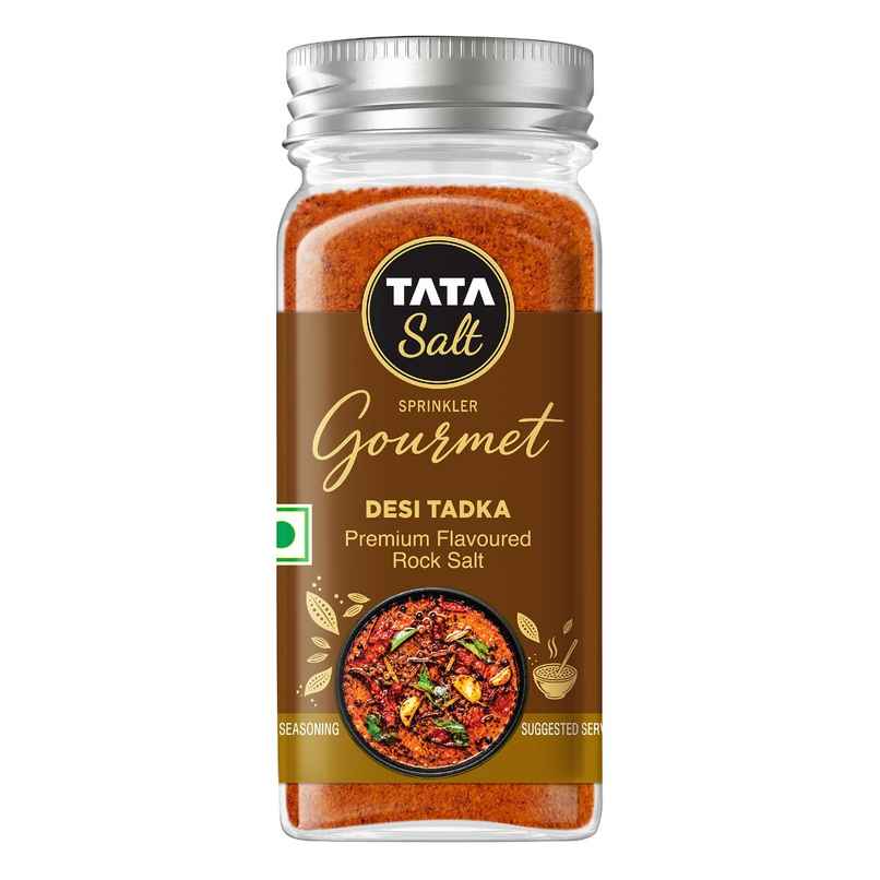 Tata Salt Sprinkler Gourmet Desi Tadka Premium Flavoured Rock Salt Tata Salt Sprinkler Gourmet Desi Tadka Premium Flavoured Rock Salt
