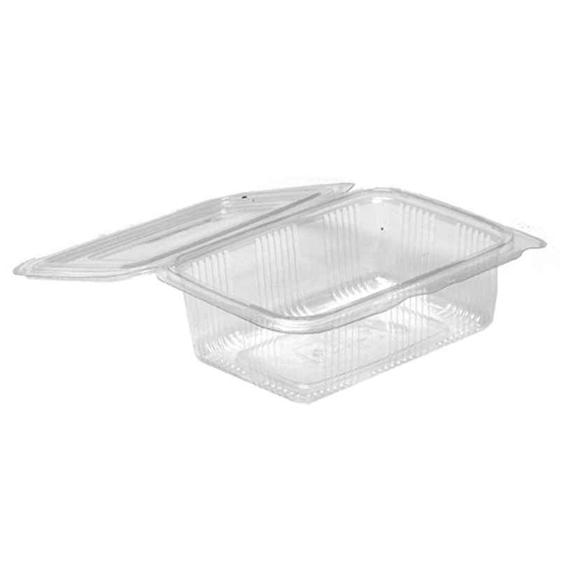 Plastic Hinge Box | Pack Of 10 | 250 ml | Tempware