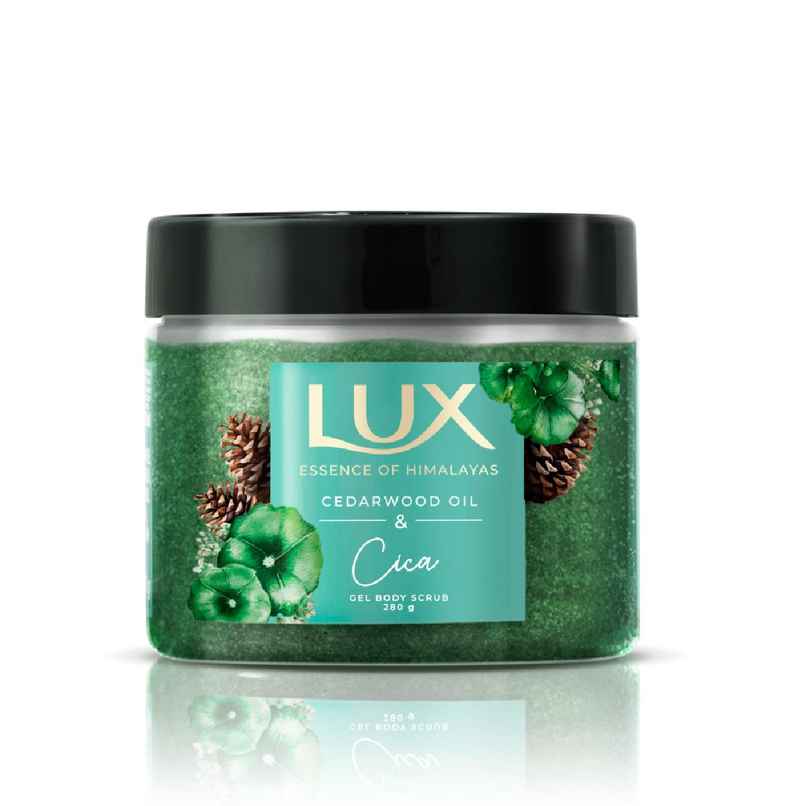 LUX Essence of Himalayas Cedarwood Oil & Cica Gel Body Scrub LUX Essence of Himalayas Cedarwood Oil & Cica Gel Body Scrub