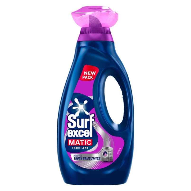 Surf Excel Matic Front Load Detergent Liquid Refill | Tough Dried Stain Removal