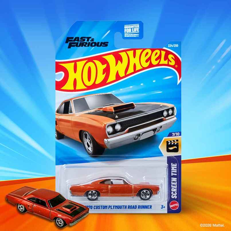 Hot Wheels Worldwide Basic Car HW 1970 Custom Plymouth Road Runner