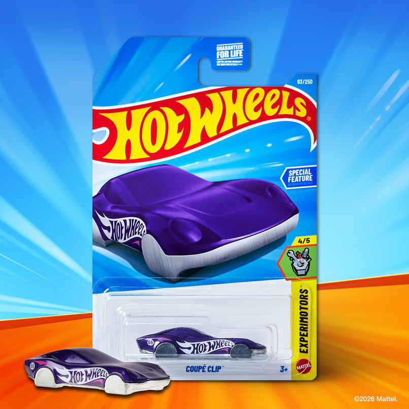 Hot Wheels Worldwide Basic Car HW COUPE CLIP Toy Car for Kids and Collectors