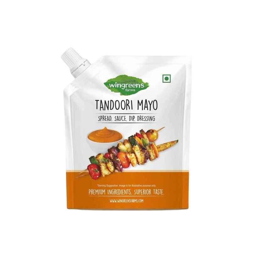 Wingreens Farms Tandoori Mayo | Veg Mayonnaise Tandoori | Sandwich Spread Wingreens Farms Tandoori Mayo | Veg Mayonnaise Tandoori | Sandwich Spread