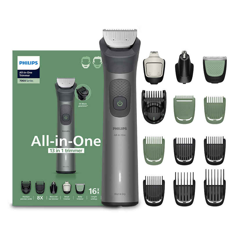 Philips AllinOne Trimmer 7000 Series 13in1 with BeardSense & Premium Precision Comb MG7922/15 Philips AllinOne Trimmer 7000 Series 13in1 with BeardSense & Premium Precision Comb MG7922/15