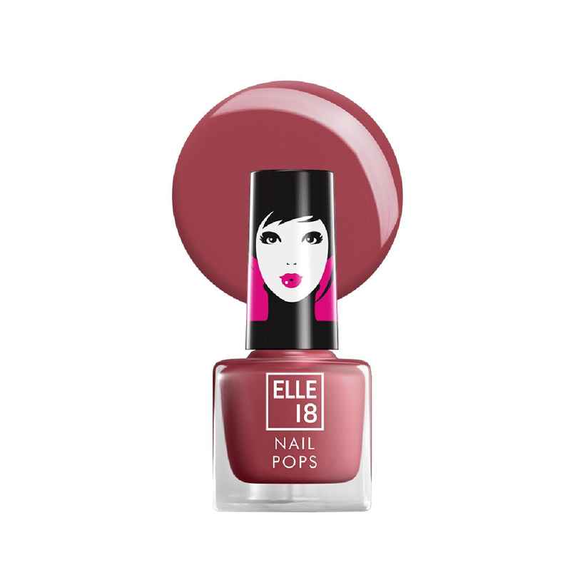 Elle 18 Nail Pops Nail Colour | Chip Resistant | Quick Drying | Glossy Finish | Shade 160