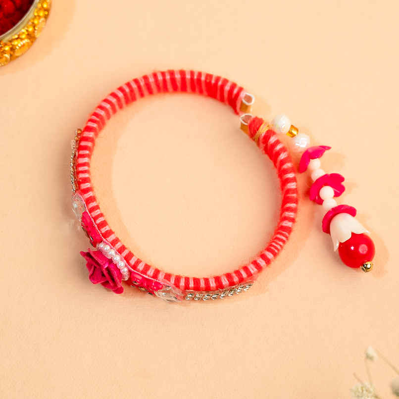 Lumba Rakhi for Bhabhi | Studded | Pack of 1 | Avyaan Rakhi Lumba Rakhi for Bhabhi | Studded | Pack of 1 | Avyaan Rakhi