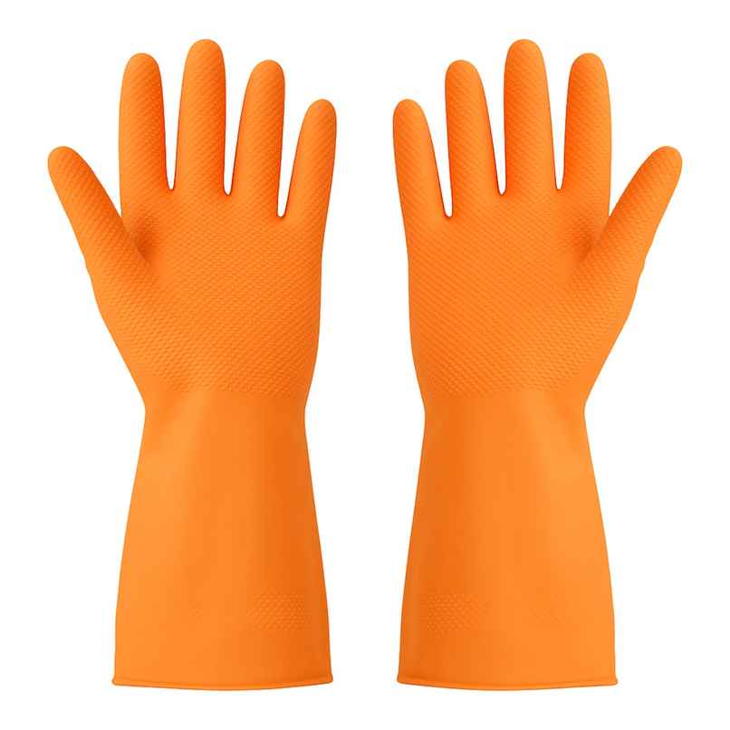 DALUCI Heavy Duty Reusable Household Hand Gloves 1 Pair (Colour May Vary) DALUCI Heavy Duty Reusable Household Hand Gloves 1 Pair (Colour May Vary)