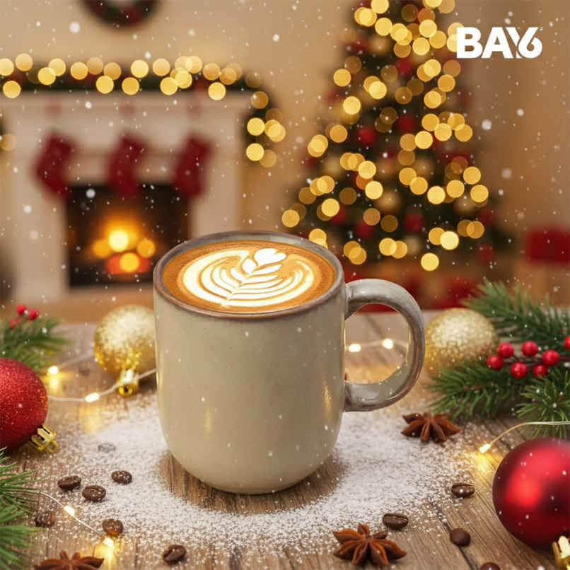 BAY6 Porcelain Coffee Mug Small Coupe 230 ml Reactive - 6 Pcs Set - Cotton BAY6 Porcelain Coffee Mug Small Coupe 230 ml Reactive - 6 Pcs Set - Cotton