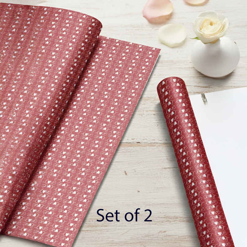 Love Heart Gift Wrapping Paper | Mad Over Prints