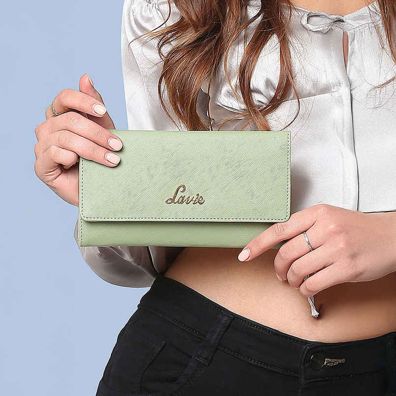 Lavie Women's Trifiano Trifold Wallet | Mint | Large | (19 X 2 X 11 Cm) Lavie Women's Trifiano Trifold Wallet | Mint | Large | (19 X 2 X 11 Cm)