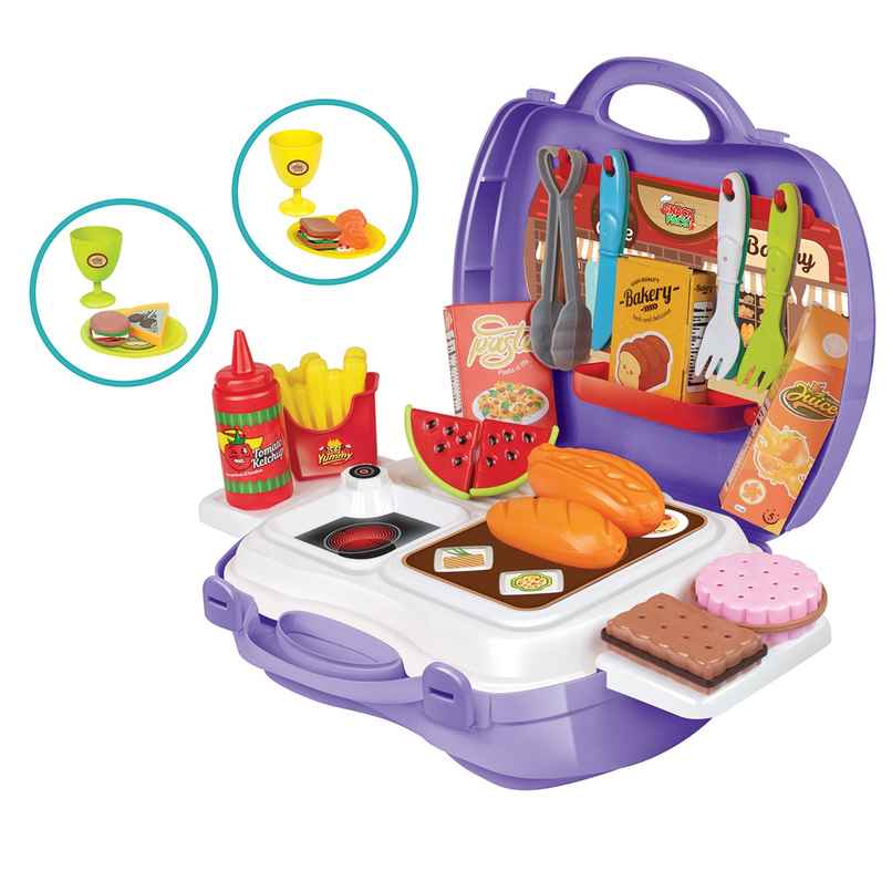Itoys Snack Party Suitcase-unicorn (Colour May Vary)