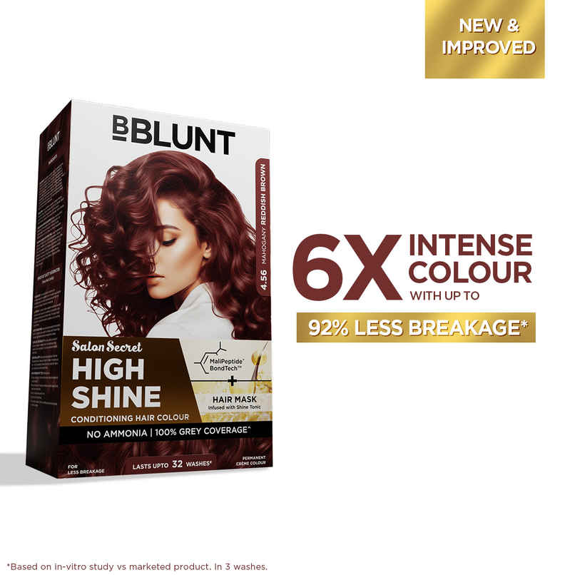 Bblunt Mahogany Salon Secret High Shine Conditioning Hair Colour | Reddish Brown Bblunt Mahogany Salon Secret High Shine Conditioning Hair Colour | Reddish Brown
