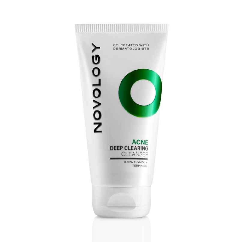 Novology Acne Clearing Cleanser For Acne, Whiteheads And Blackheads|Suitable For Sensitive Skin
