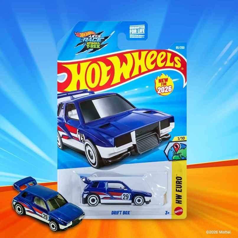 Hot Wheels Worldwide Basic Car | HW Drift Box | Toy Car for Kids & Collectors