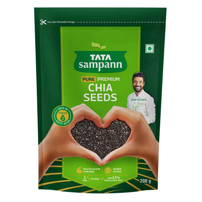 Tata Sampann Absolutely Pure Premium Chia Seed Tata Sampann Absolutely Pure Premium Chia Seed