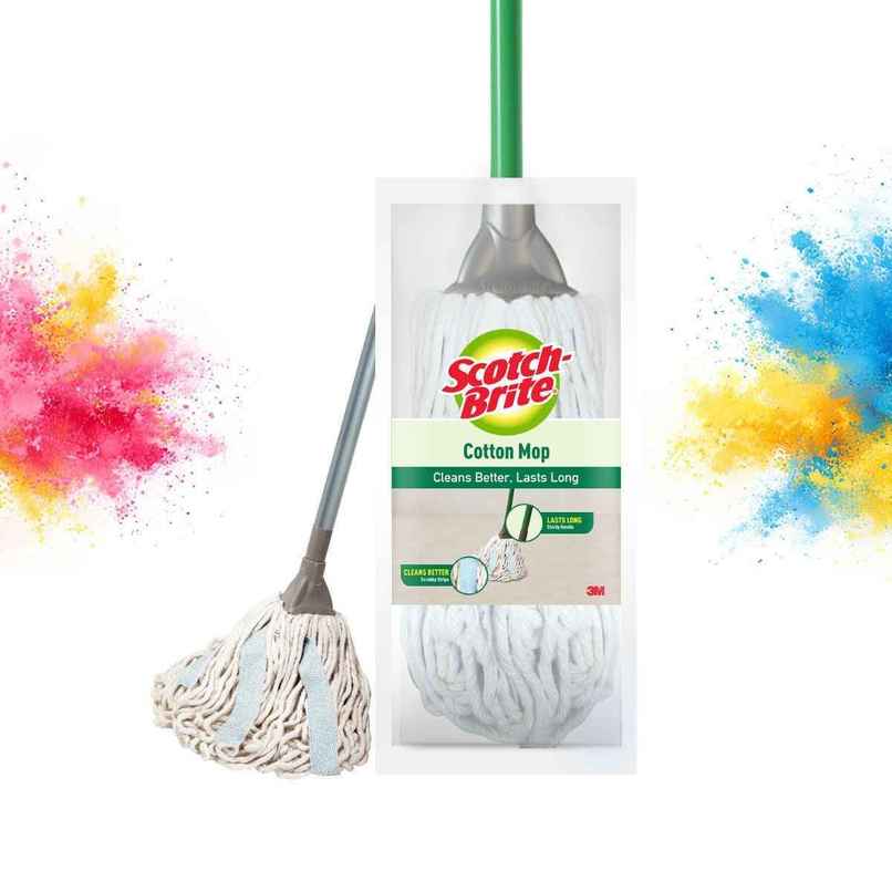 Scotch-Brite Cotton Mop With Telescopic Handle