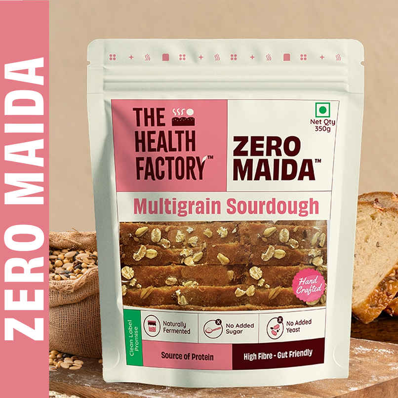 The Health Factory Multigrain Sourdough | Zero Maida | No Added Sugar | No Added Yeast