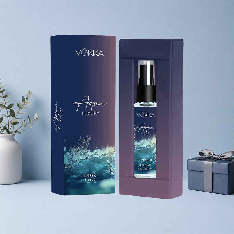 Vokka Pocket Perfume Aqua Unisex Long Lasting Aqua Woody Musky Vokka Pocket Perfume Aqua Unisex Long Lasting Aqua Woody Musky