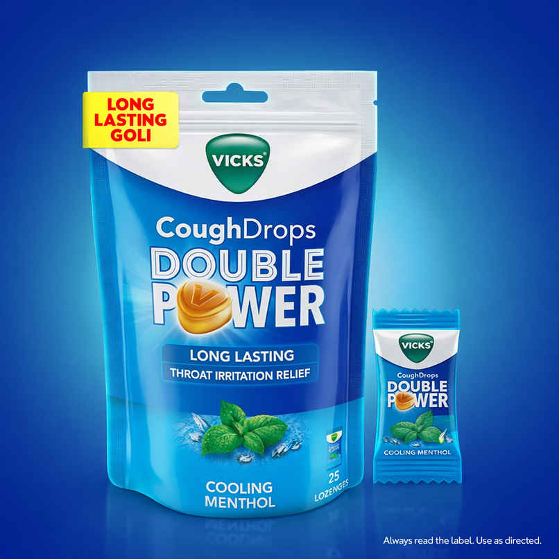 Vicks Cough Drops Double Power (Cooling Menthol) Vicks Cough Drops Double Power (Cooling Menthol)