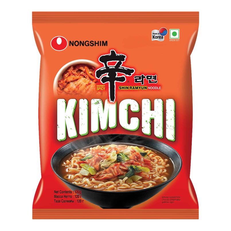 Korean Nongshim Kimchi Ramyun Noodle Soup Veg Korean Nongshim Kimchi Ramyun Noodle Soup Veg