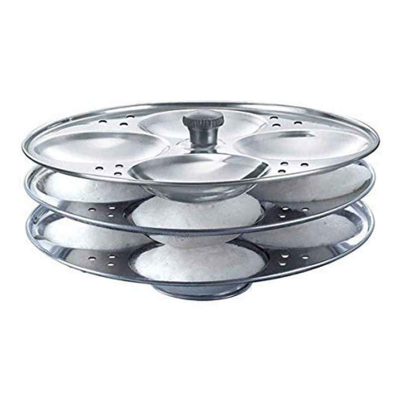 Jassco Stainless Steel Idli Stand 4 Plates Jassco Stainless Steel Idli Stand 4 Plates