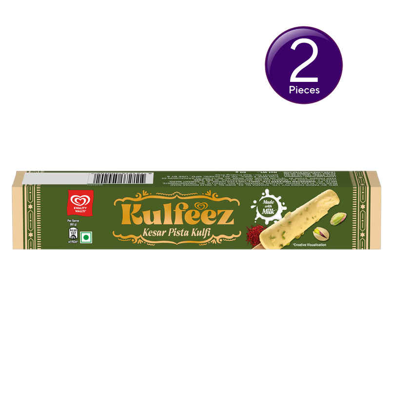 Kwality Walls Kesar Pista Kulfi Stick  Combo