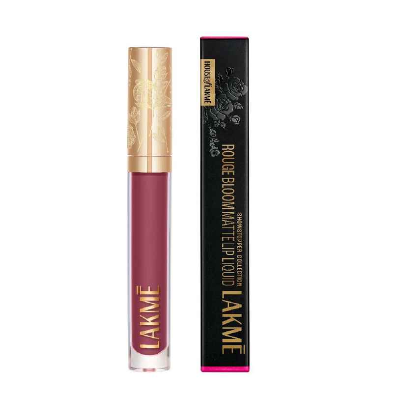 Lakme Rouge Bloom Matte Lip Liquid Blushing Bae 204 Lakme Rouge Bloom Matte Lip Liquid Blushing Bae 204