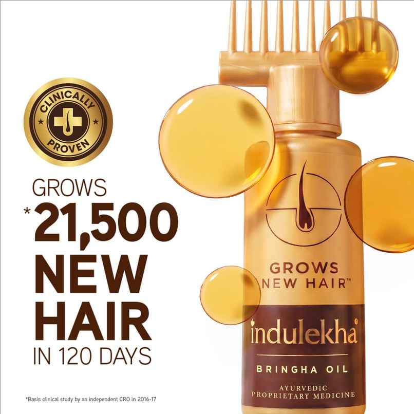 Indulekha Bringha Oil | Reduces Hair Fall And Grows New Hair | 100% Ayurvedic Oil Indulekha Bringha Oil | Reduces Hair Fall And Grows New Hair | 100% Ayurvedic Oil