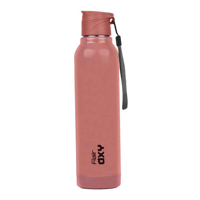 Flair Oxy Stainless Steel Inner Insulated Water Bottle 900Ml Pink