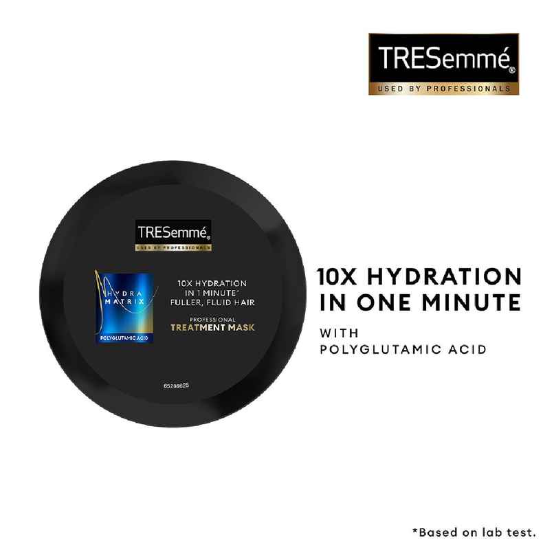 Tresemme Hydra Matrix Treatment Mask | Polyglutamic Acid for 100H Hydrated, Fluid Hair|Paraben Free Tresemme Hydra Matrix Treatment Mask | Polyglutamic Acid for 100H Hydrated, Fluid Hair|Paraben Free