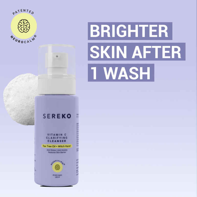 SEREKO Face Cleanser with Vitamin C & Tea Tree Oil for Brighter & Even Skin Tone SEREKO Face Cleanser with Vitamin C & Tea Tree Oil for Brighter & Even Skin Tone