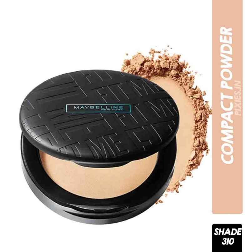 Maybelline New York Fit Me Matte + Poreless Compact Powder With SPF 32 | 310 Sun Beige
